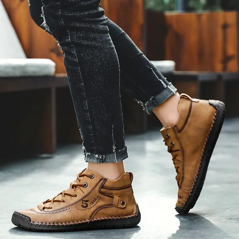 2021 Мужская брендовая Высококачественная модная кожаная обувь для мужчин, Повседневная Деловая обувь, Мужская Классическая обувь