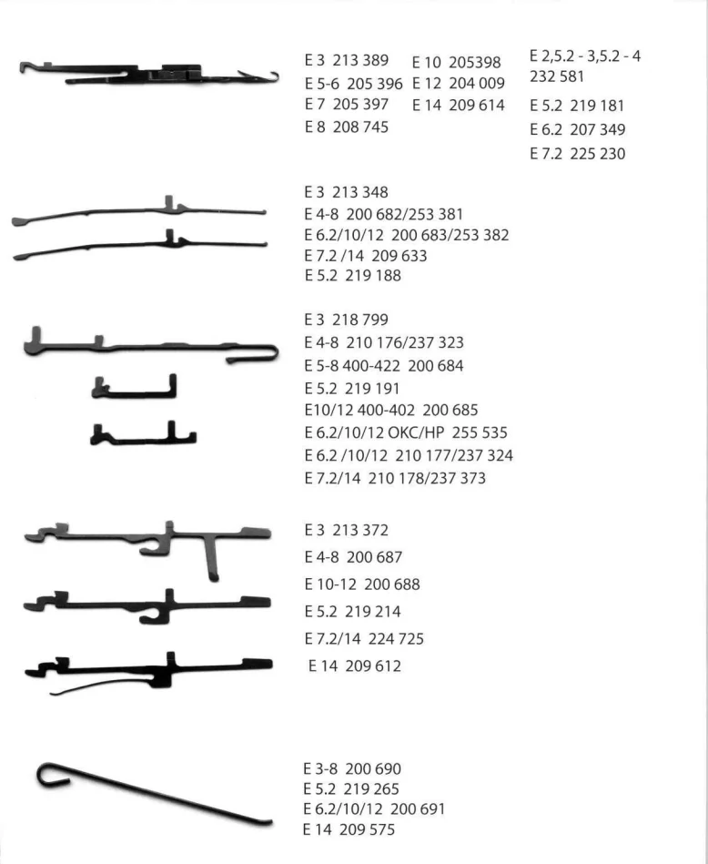 High Quality Stoll Needle Slider E5 E8  4-8G 211096 for Stoll CMS Knitting Machine