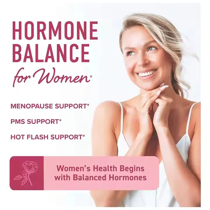 OEM Hormone Balance Liquid Drops Adult Women Vitamin Stinging Nettle Black Cohosh Red Raspberry Leaf Menopause Support