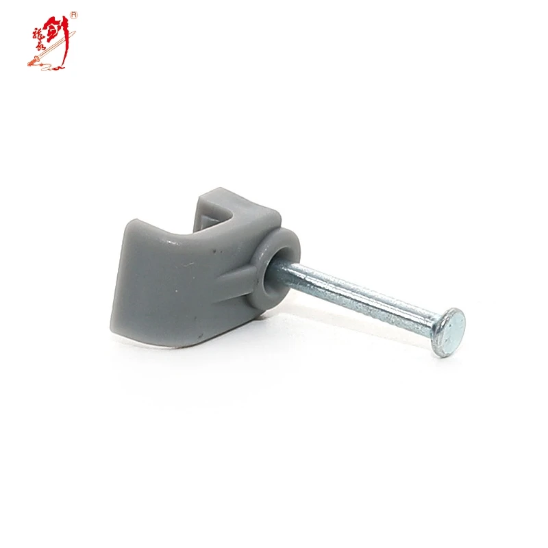 High quality decorative cable clamp high carbon steel galvanized concrete cable clip nail