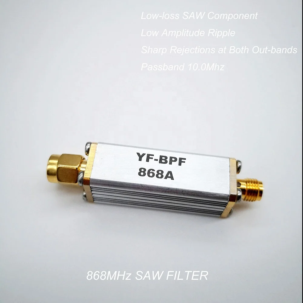 Low Price Hot Selling Low Insertion Loss  868 Mhz Band pass Filter for Helium Hotspot Flarm Booster