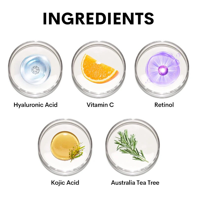 Private Label Anti-Wrinkle Retino Dark Spot Rapid Tone Repair Retinol + Vitamin C Dark Spot Face Serum