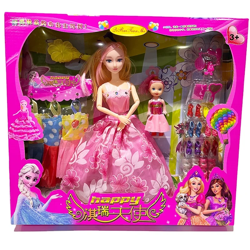 Fashion Princess Girl Toy Mini Doll or Dressing Clothes, Shoes Accessories Princess Doll Girl