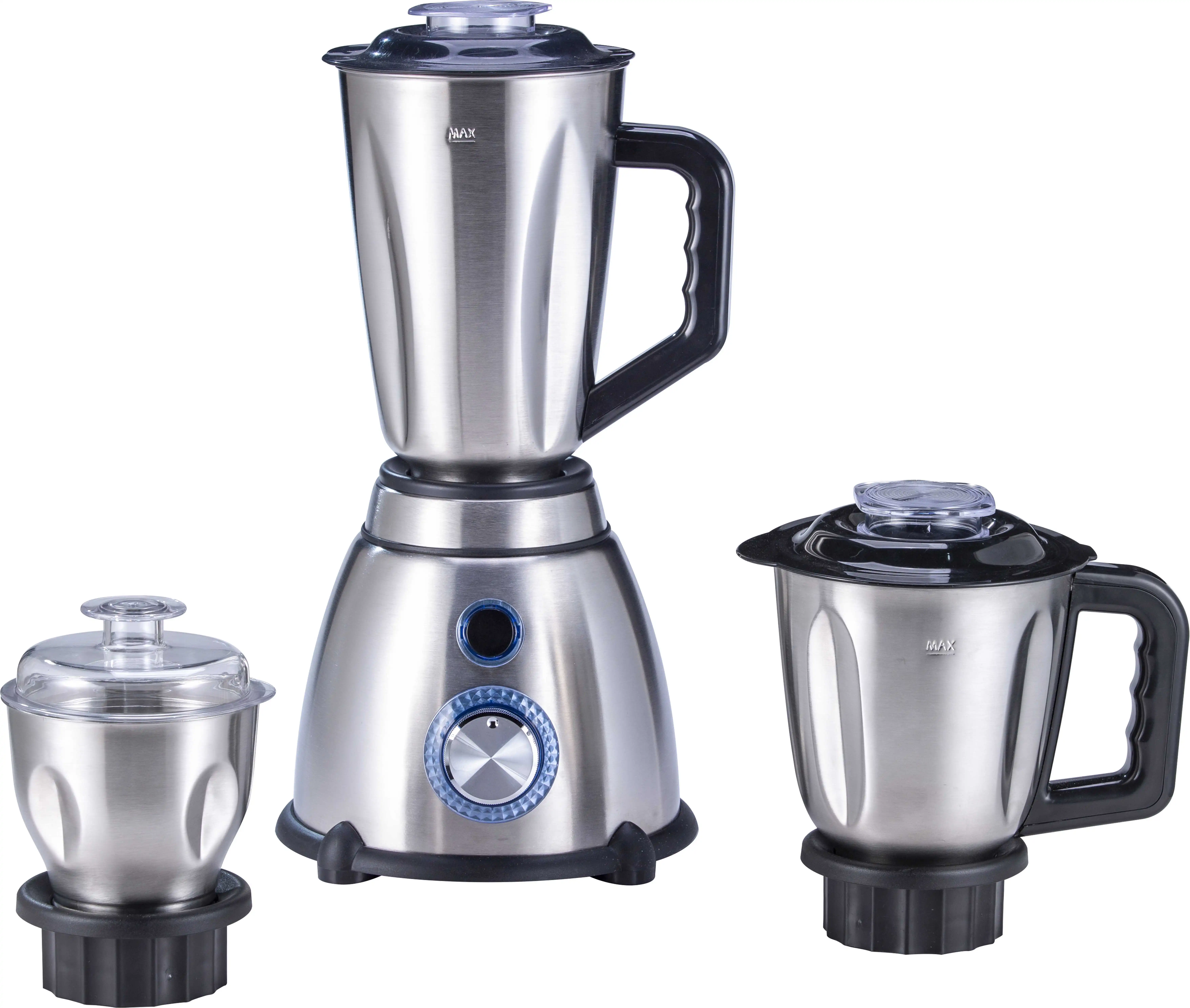 Hot Sale Y66 2-in-1 Food Blender Electric 1.5 Liter Glass Jar Kitchen Appliance with Rotary Switch