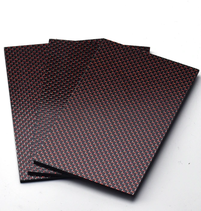 Custom Carbon Fiber plate Color Sheets Cnc 1.5k/3k 100% Light Weight Carbon Plate Flat Forged Carbon Fiber Sheets