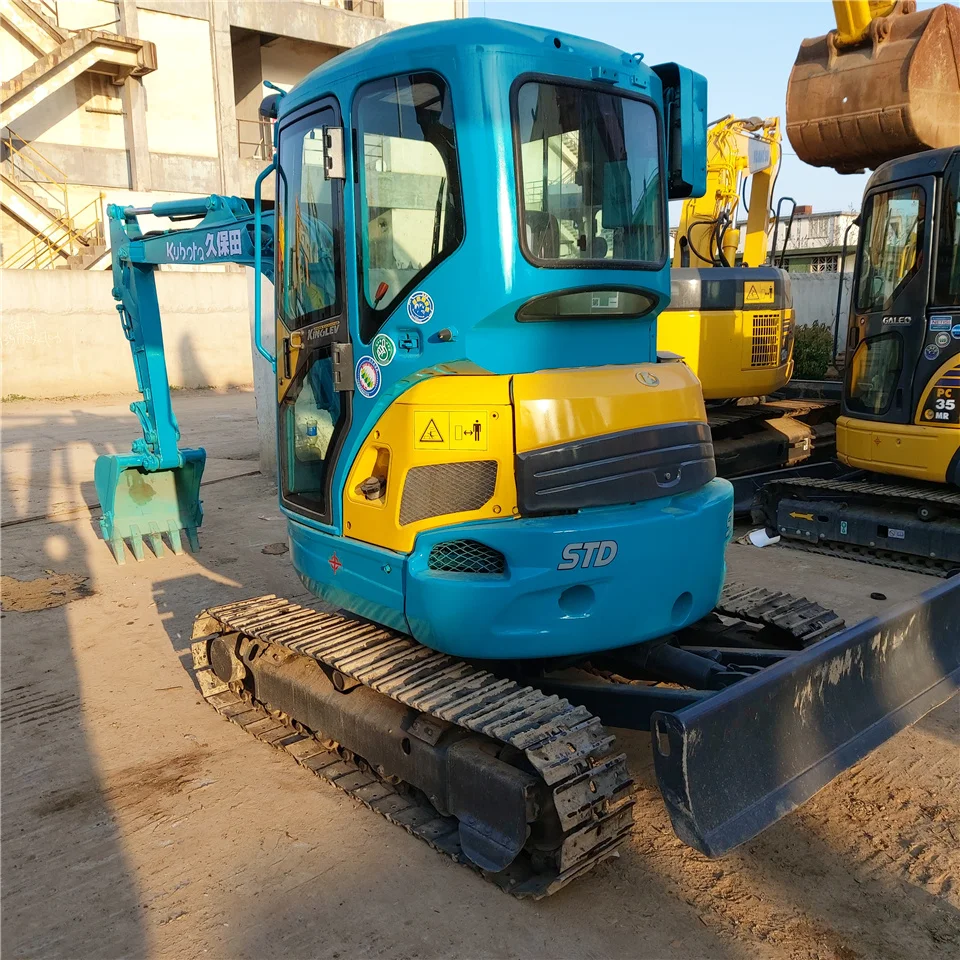Горячая Распродажа мини-экскаватор Kubota KX135 бывший в употреблении японский экскаватор U35 для продажи