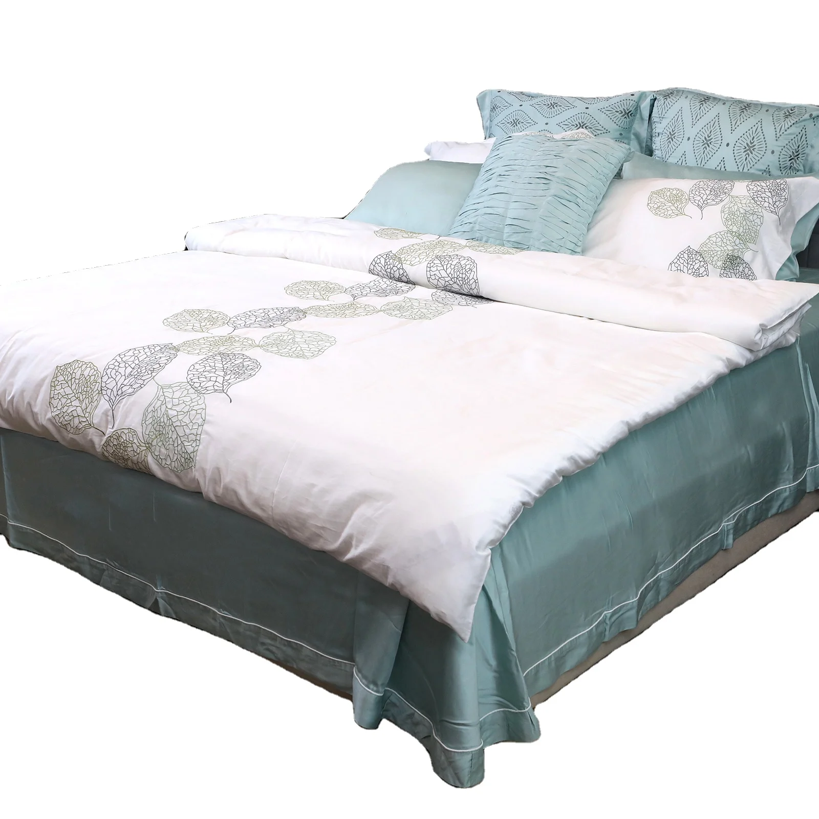 Wholesale 500TC Light and Soft Pattern Fashion Bedding Sheet Sets for Home