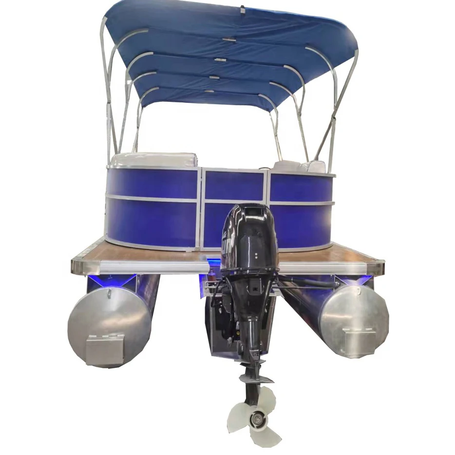 24ft yacht pantoon boat for sale water taxi passenger boat 12 passagers aluminum boat from Isure marine