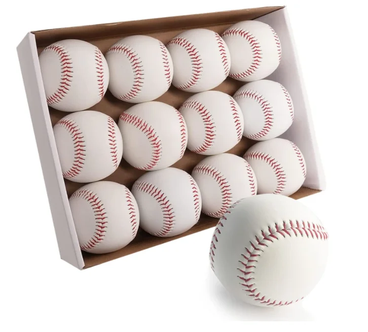 9 inches custom logo pvc baseball ball for training