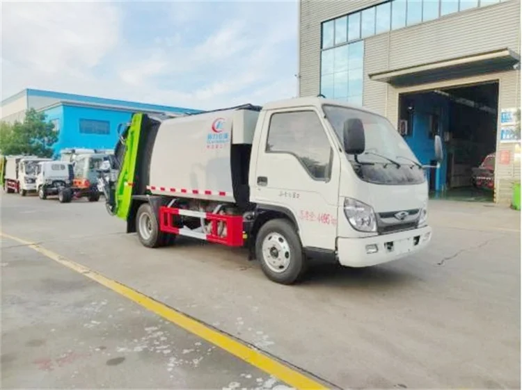 Reliable Supplier Foton small garbage-collection-mini-truck compactor trade waste disposal Garbage truck