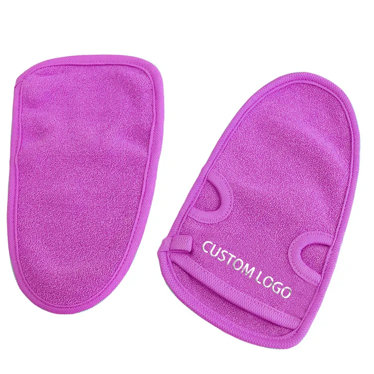 Factory Popular Custom Shower Body Scrub Skin Exfoliator Exfoliating Bath Gloves