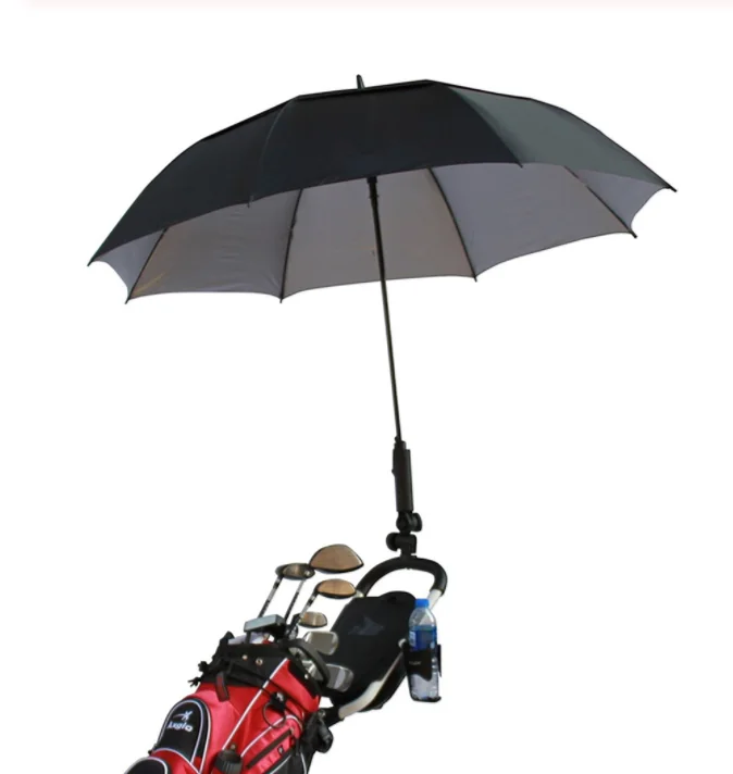 
Универсальный держатель зонта, прочная подставка для велосипеда, Поворотная Тележка для гольфа с двойным замком, Регулируемый угол наклона инвалидной коляски, легкая установка  (62227102115)