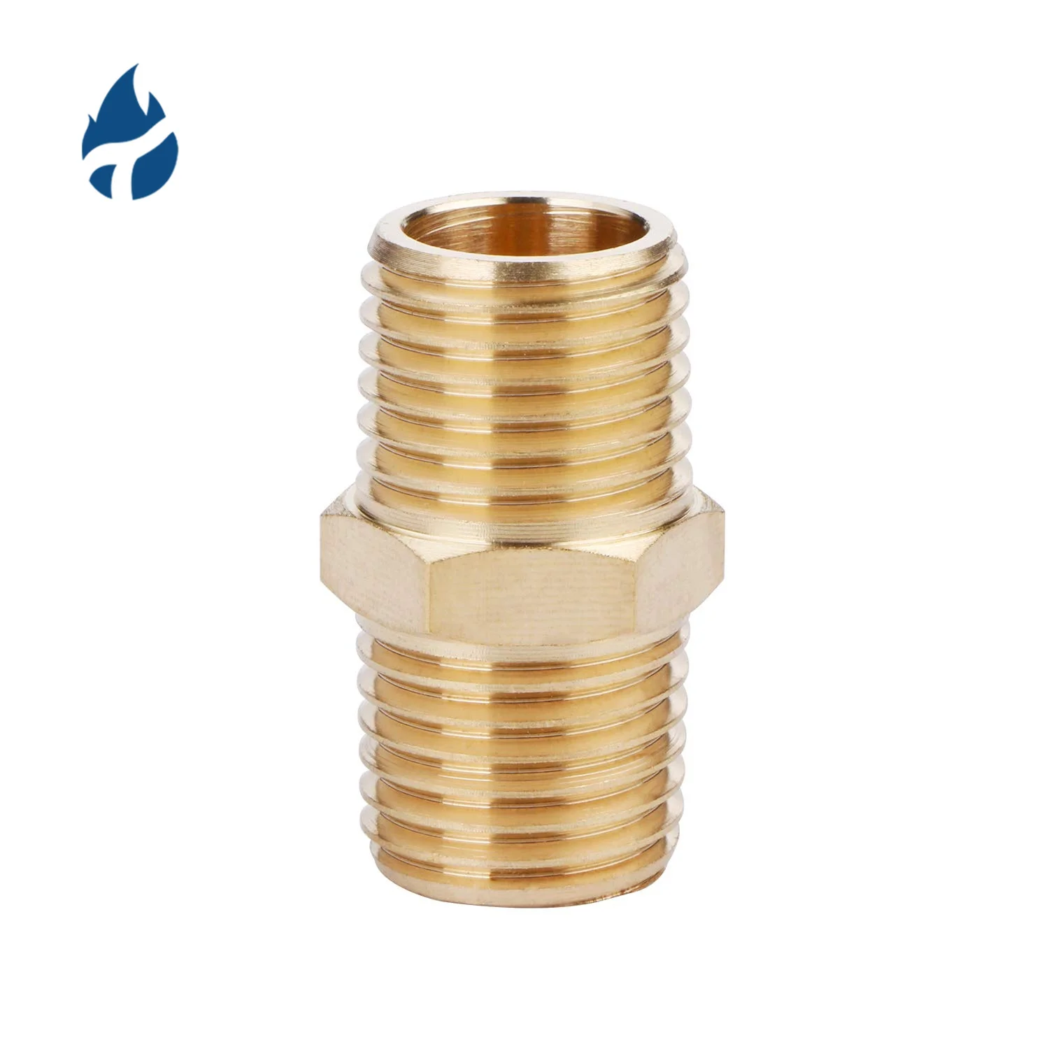 High Pressure Washer Accessory 1/4' Male Thread Nipple Brass Pipe Fitting Adapter Spray Foam Gun Connector