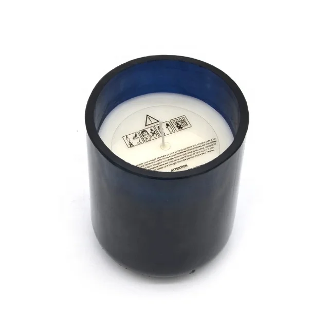 LA24P Factory produced eco-friendly recycled glass wine bottles with scented candles for home decoration