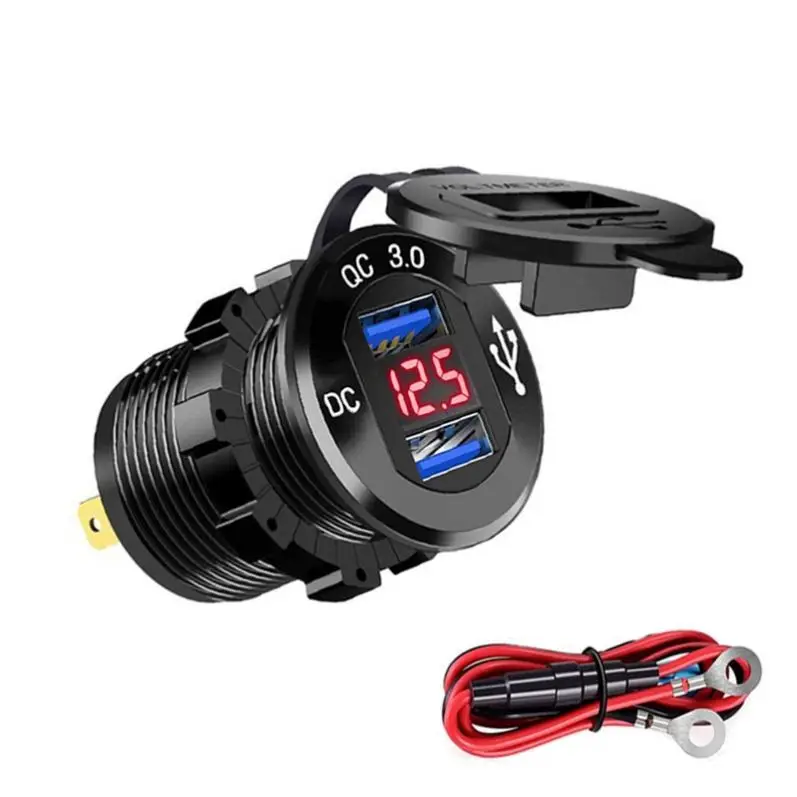 for modification upgrade mobile phone USB charging power socket aluminum alloy material fast charging