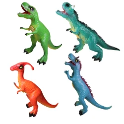 Wholesale Jurassic dinosaur model soft rubber simulated dinosaur toy with IC