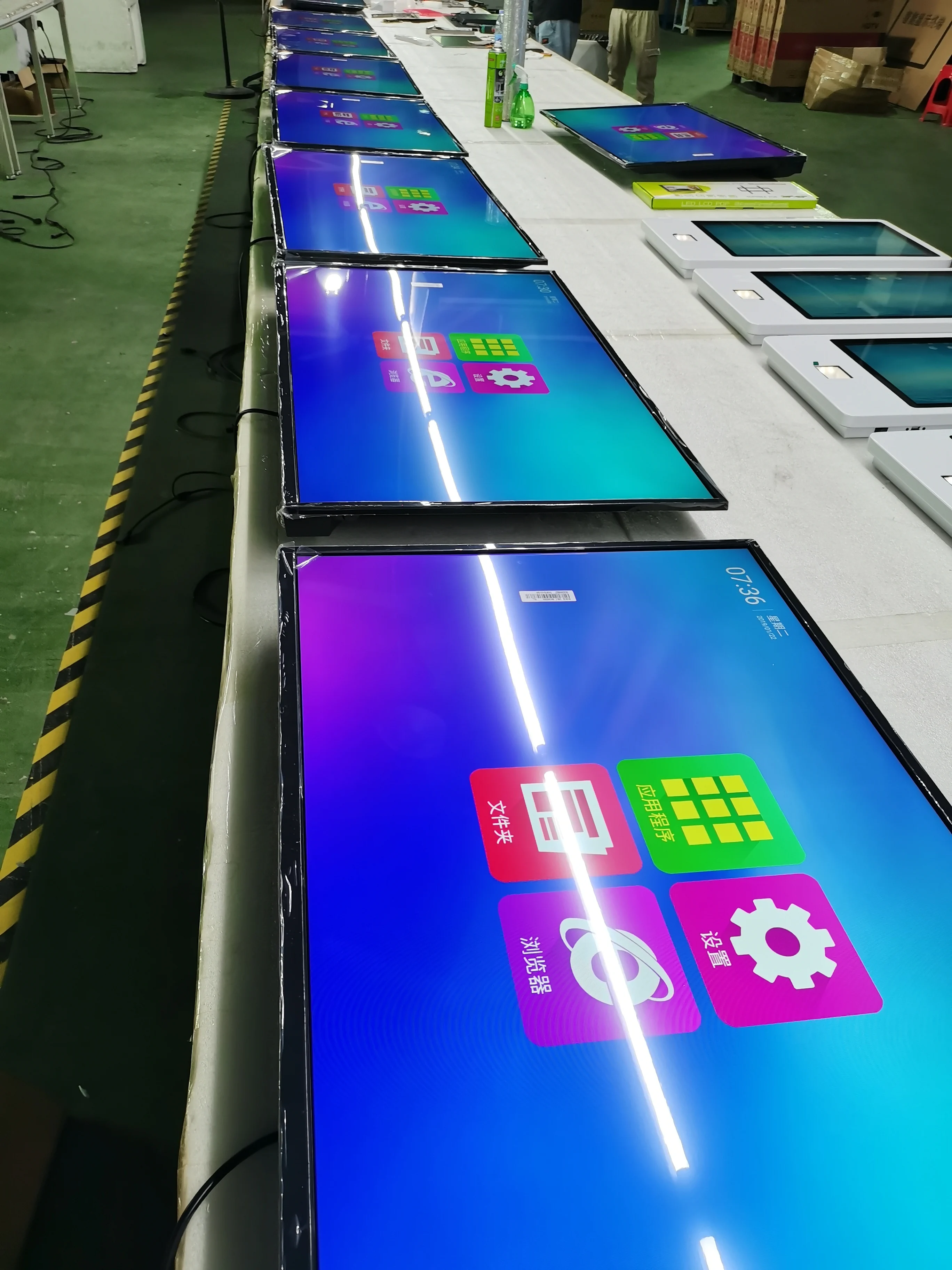 IRTECH 32 43 50 55 inch WIFI 4G Wall mount android tablet screen interactive touch monitor screen advertising lcd display