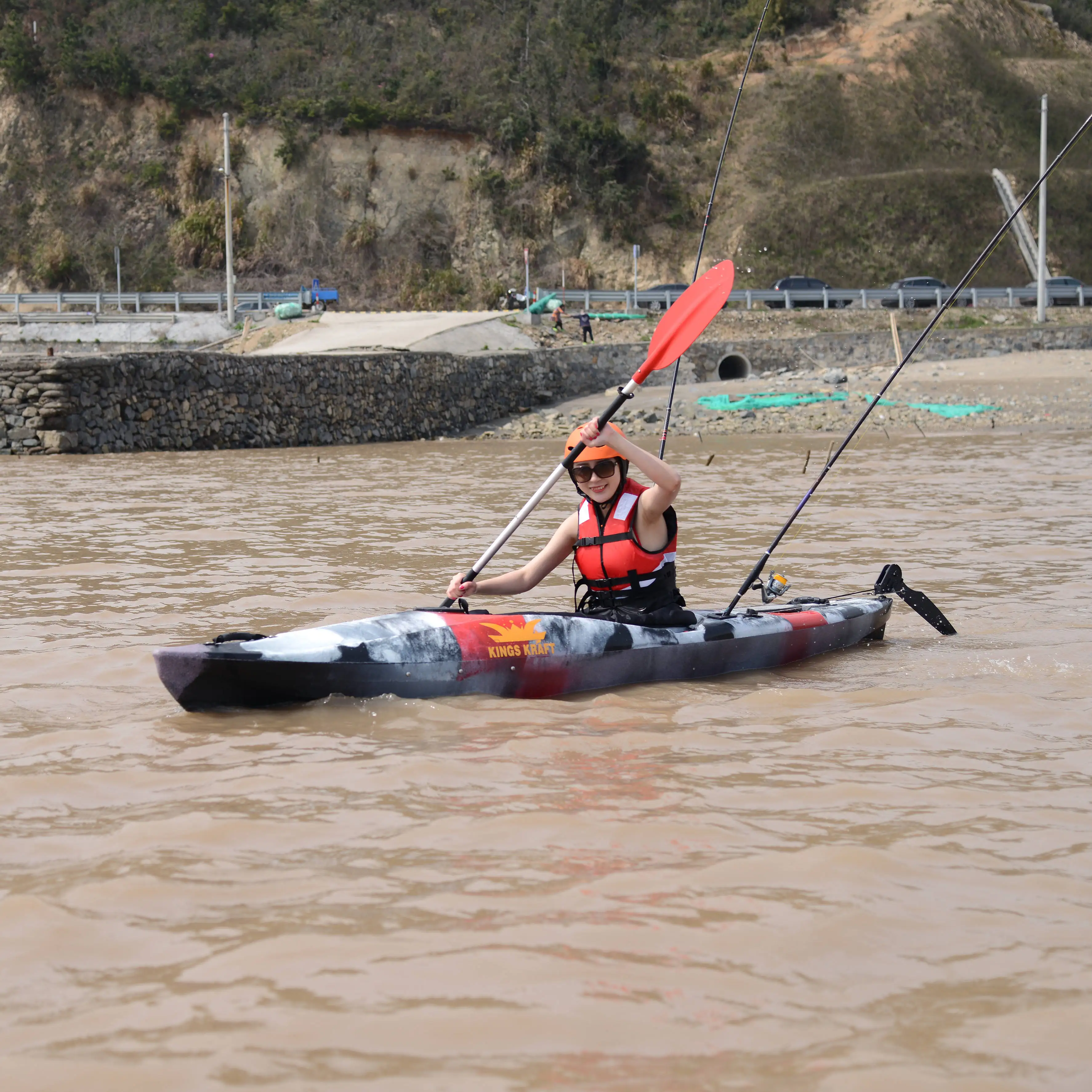 LULUSKY Reasonable Factory Price Recreational Adult Kayak