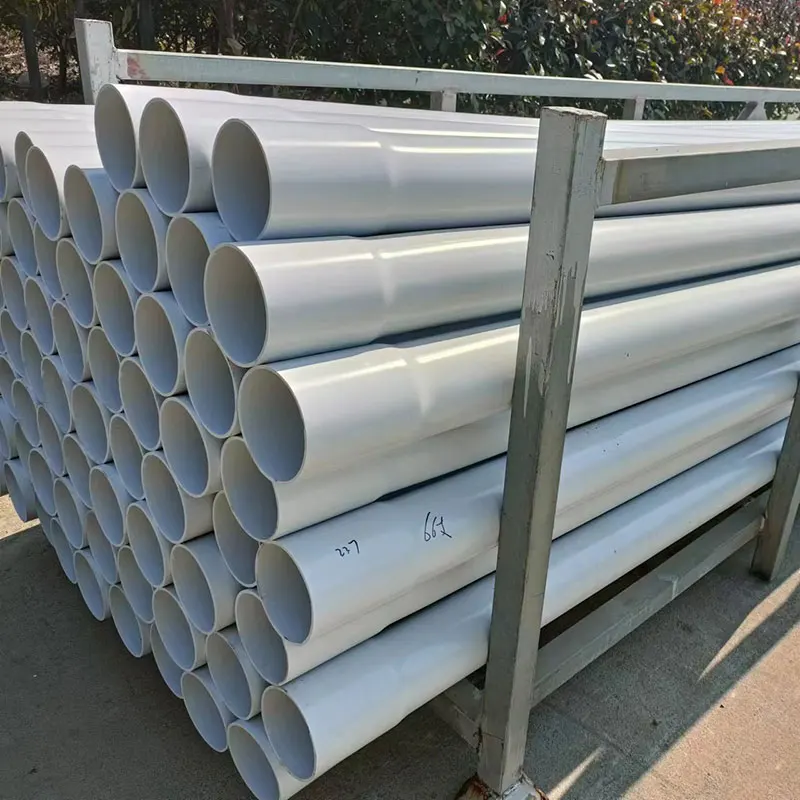 Заводская распродажа PVCU Прорезная канализационная труба перфорированная дренажная