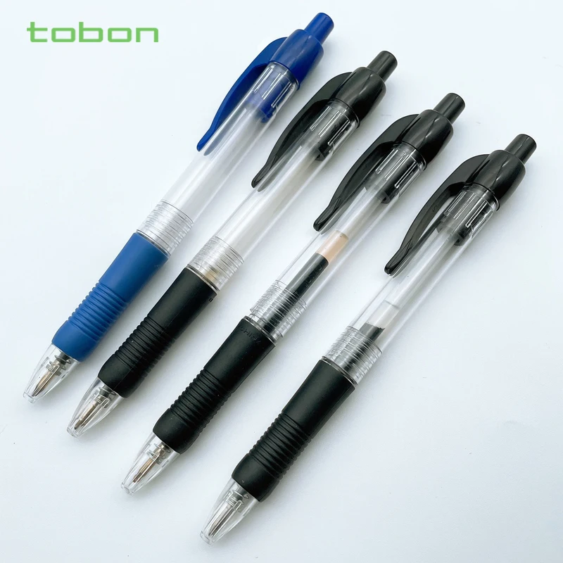 Retractable gel ink pen (1600213822339)