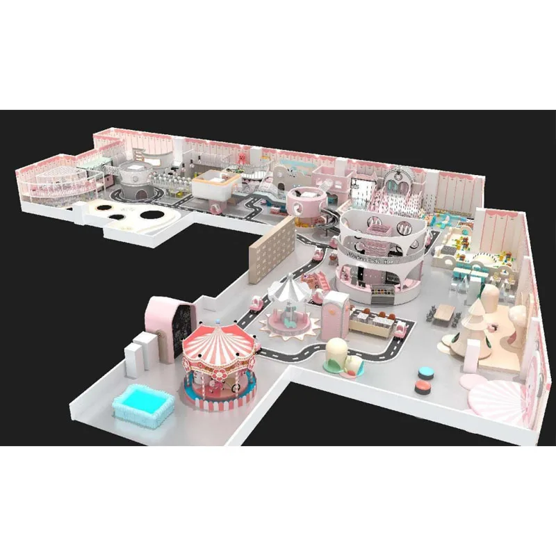 Commercial Indoor Playground Kids Softplay Equipment Candy Theme Mini Indoor Playground Entertainment For Kids Children
