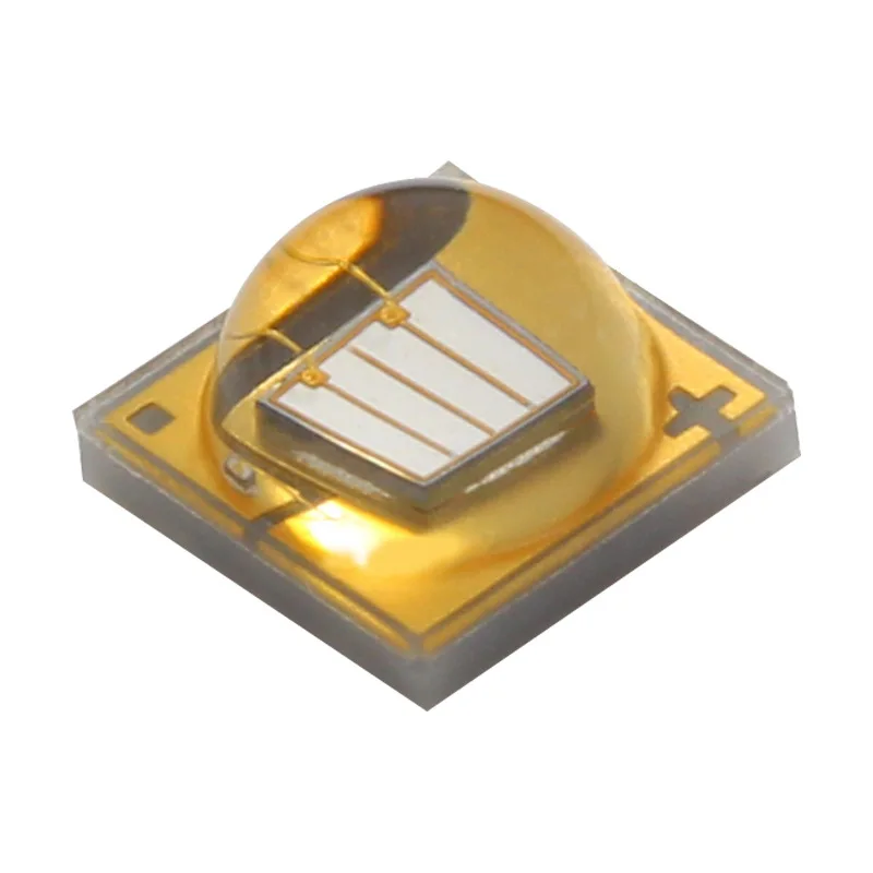 3W High Power 380nm LED UVA SMD 3535 Ceramics with 60 or 120 Degree Quartz Lens