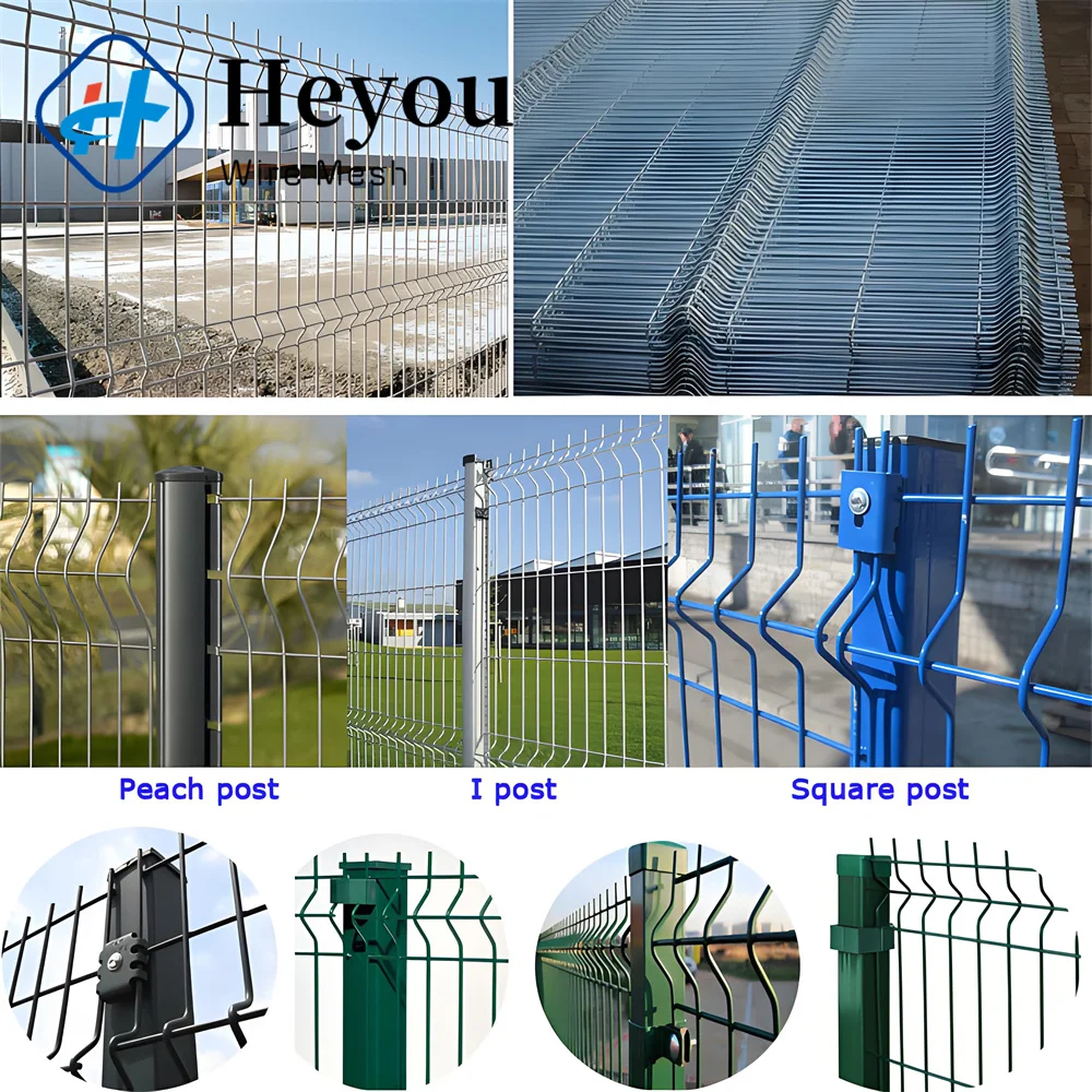 Best Quality Home Outdoor Decorative 3d Curved Welded Wire Mesh Fence 3D Security Fence