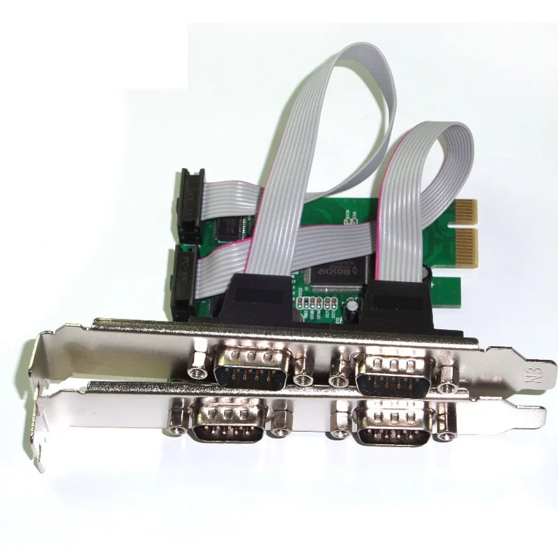 4 Port PCI-E RS232 Serial Adapter Card
