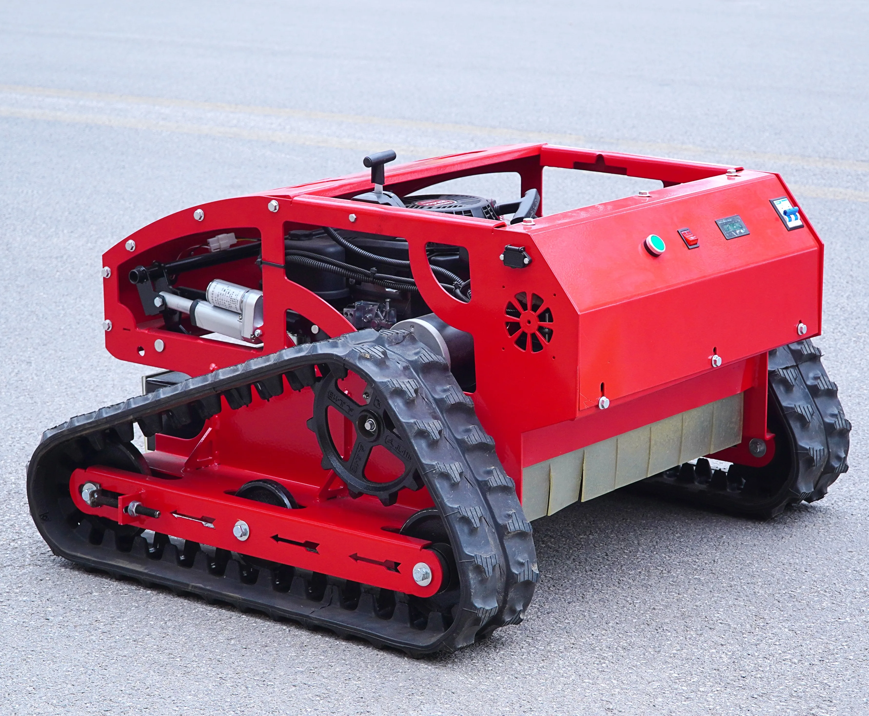 High-Quality Agricultural Electric Remote Control 360-Degree Rotary  Lawn Mower Garden Gasoline Mower