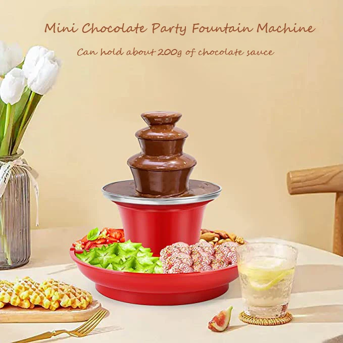 Cheap Price Leaf Shape Tower Chocolate Fountain/chocolate Fountain Machine/waterfalls Chocolate Fountain
