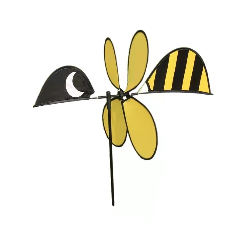 38 см стереоскопическая сборка пчелы детская ручная садовая ветряная мельница уличные игрушки