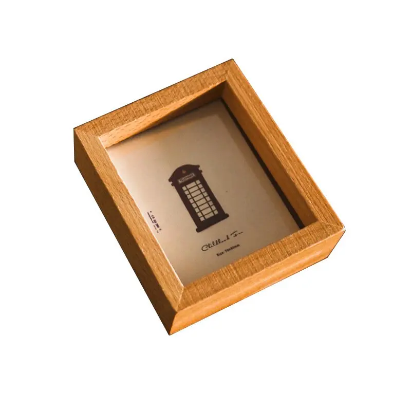 Factory hot selling products Desktop Solid wood photo frame Decorative frame woodiness Album frame for Home decoration
