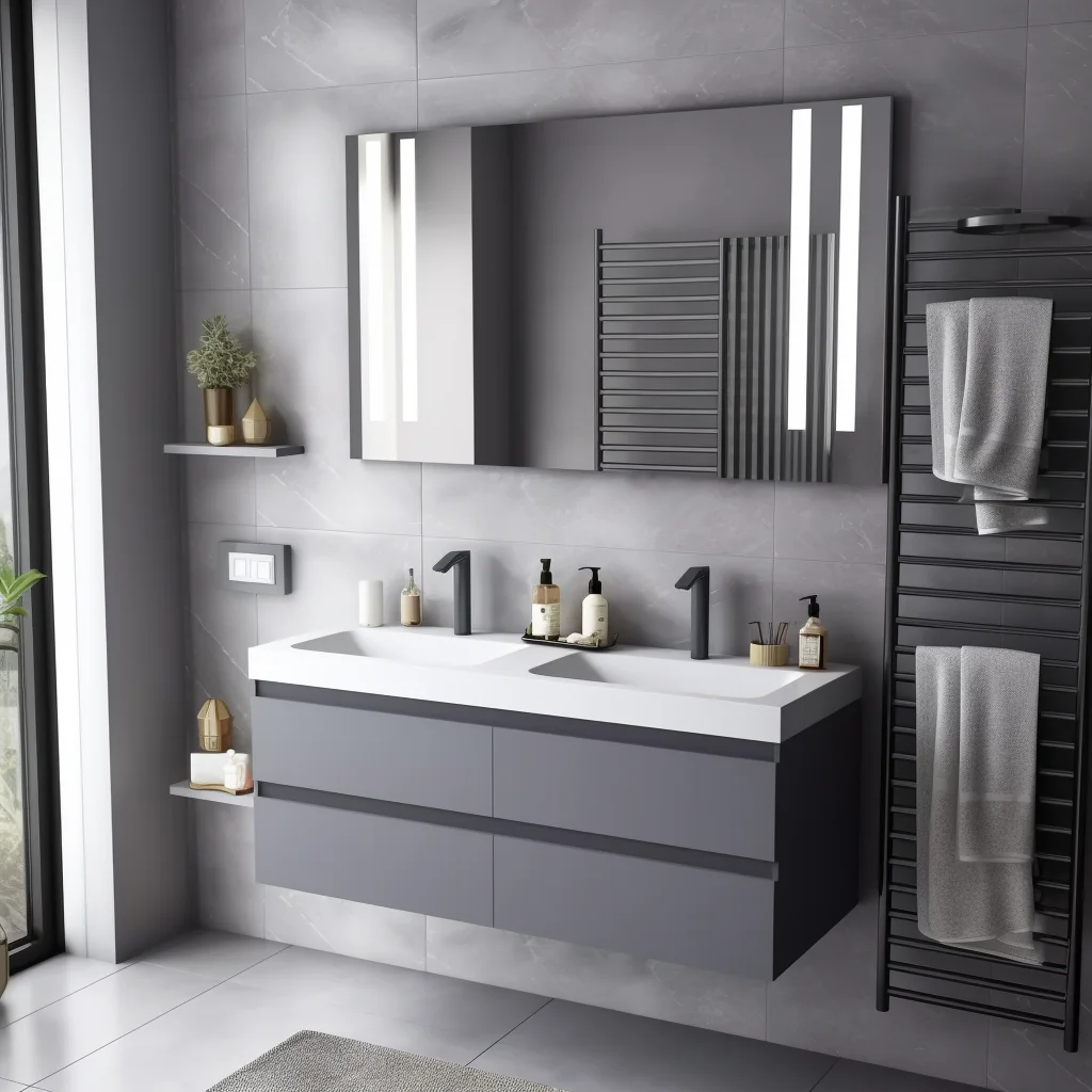 42Inch Bathroom Built In Cabinets Bathroom Wash Basin Cabinet Combination With Mirror China