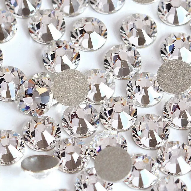 wholesale 1400pcs SS2-34 Mix AB Color Diamond Crystal Flatback Glass Rhinestones Gems For DIY Nail Art Decoration Garments Shoes
