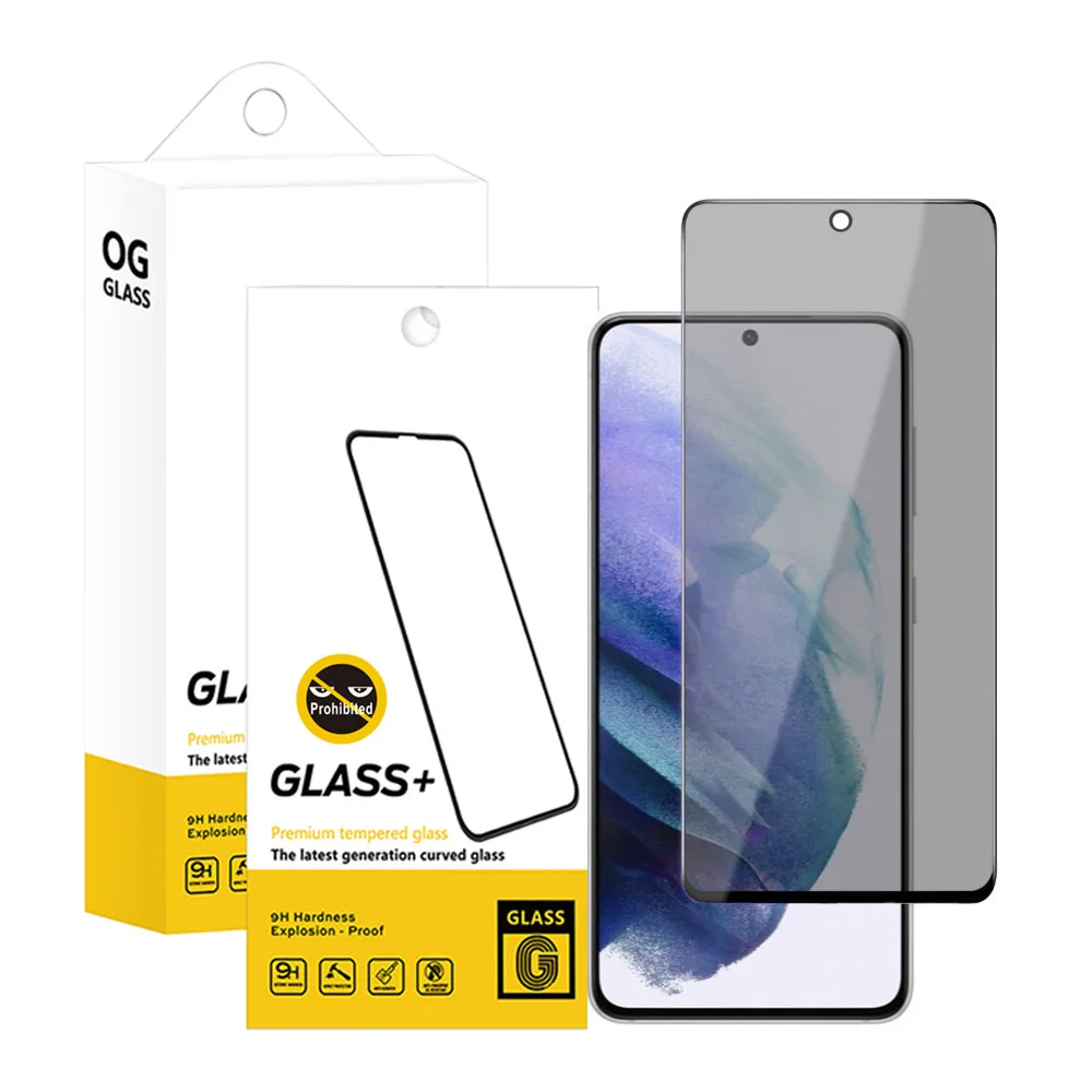 Cell Phone Anti Spy Privacy Tempered Glass For Samsung Galaxy Note 20 Ultra 5g S8 S9 S10 3d Curved Mobile Screen Protector
