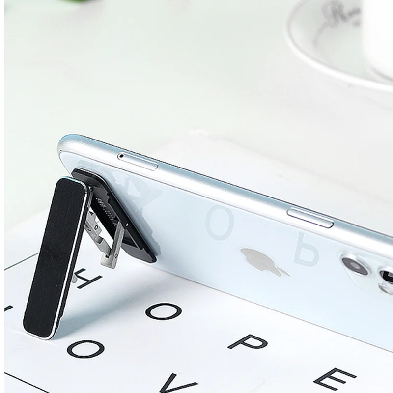 Mobile Phone Stand Holder Aluminum Alloy Phone Holder Invisible Foldable Material Smartphones Mobile Phone Accessories
