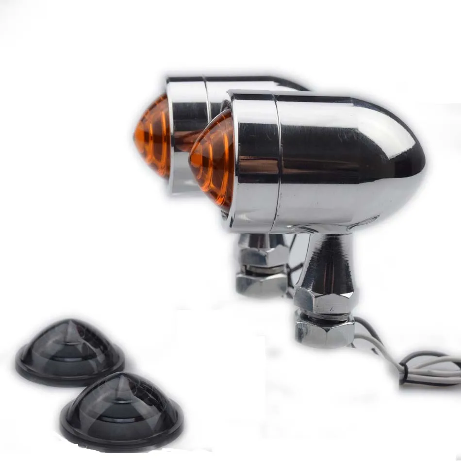 Motorcycle Cafe Racer Blinker Metal LED Turn Blinker