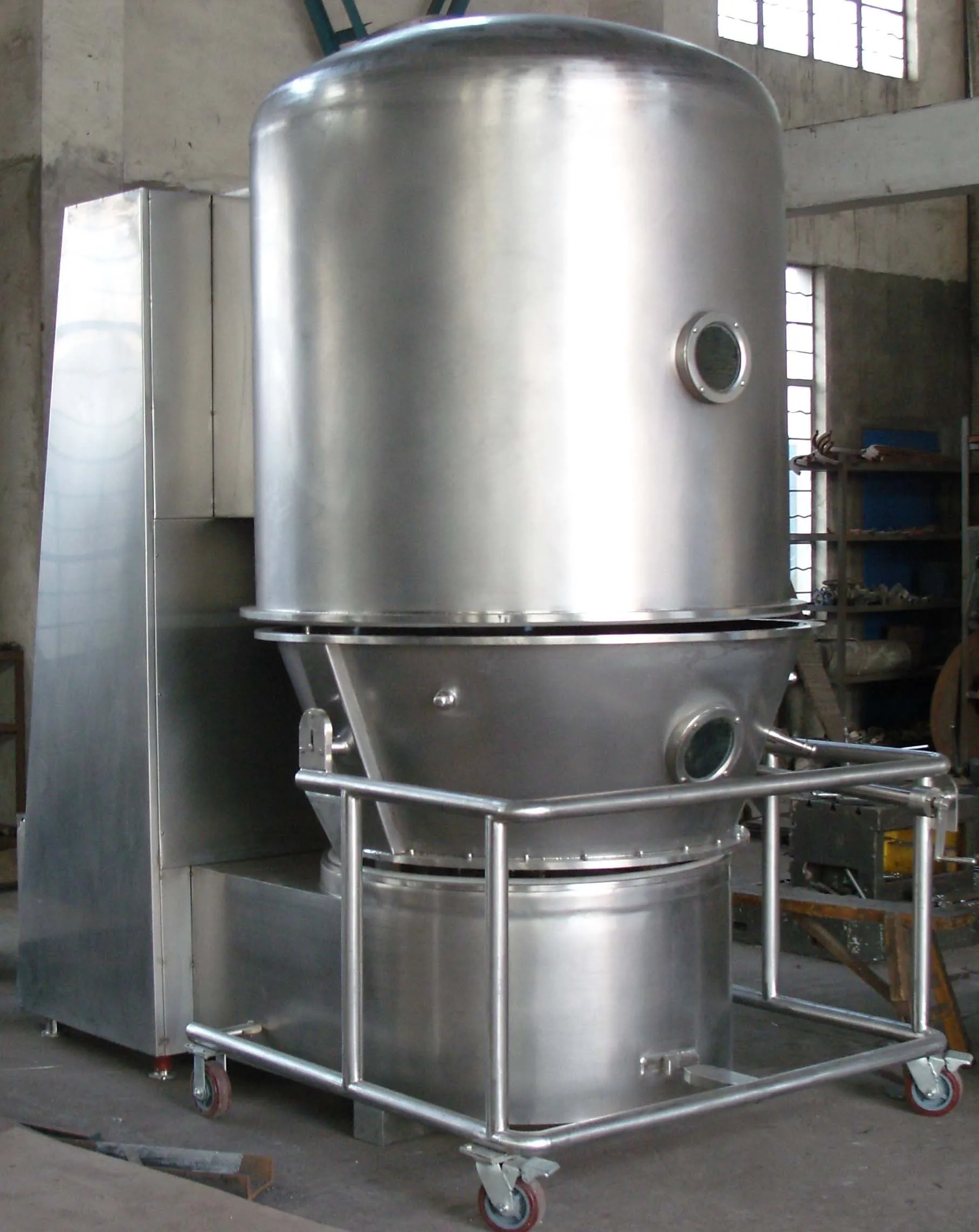 Vibrating fluid bed dryer / Fluidized bed dryer High-Efficiency Fluidizing Dryer