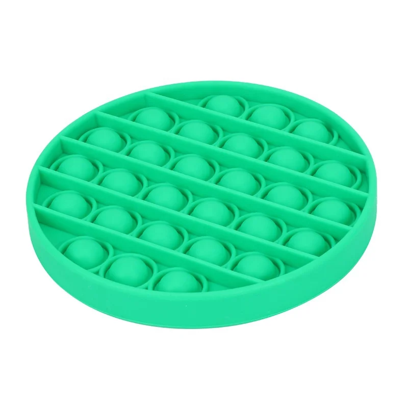 
Anxiety relief stress reliever push pop bubble fidget sensory toy adults kids funny logic game silicone popit fidget toys 