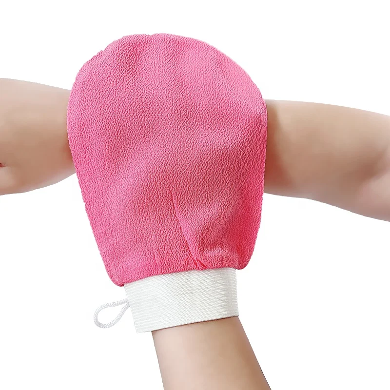 Custom Wholesale 2022 Hot Sale Factory Supply Eco Friendly Not Hurt Skin Body Cleaning Exfoliating Body Mitt Bath Glove