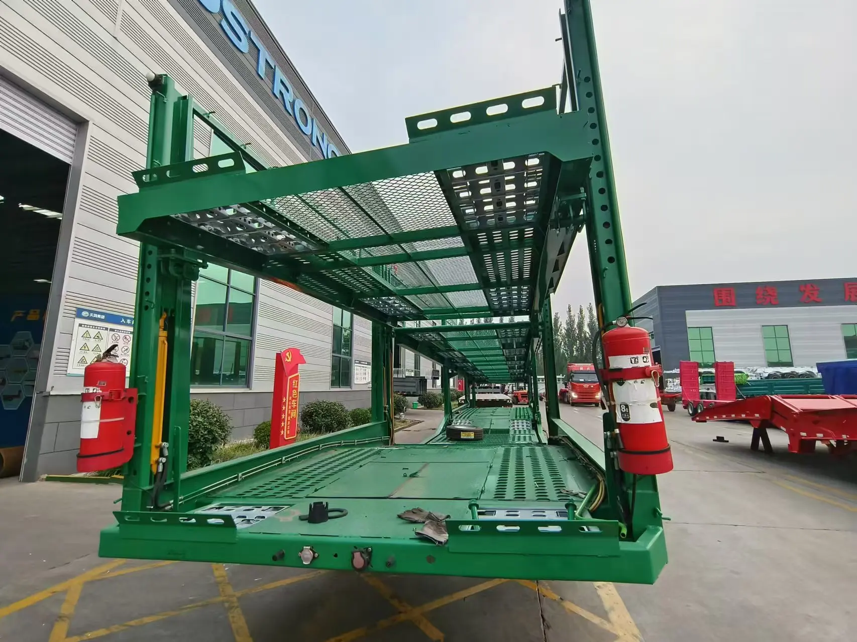 Brand New Factory Direct Sales Low Price Air Suspension 2-Axle 3-Axle 6-Bit 8-Bit car Transport Semi-Trailer Car Carrier ForSale