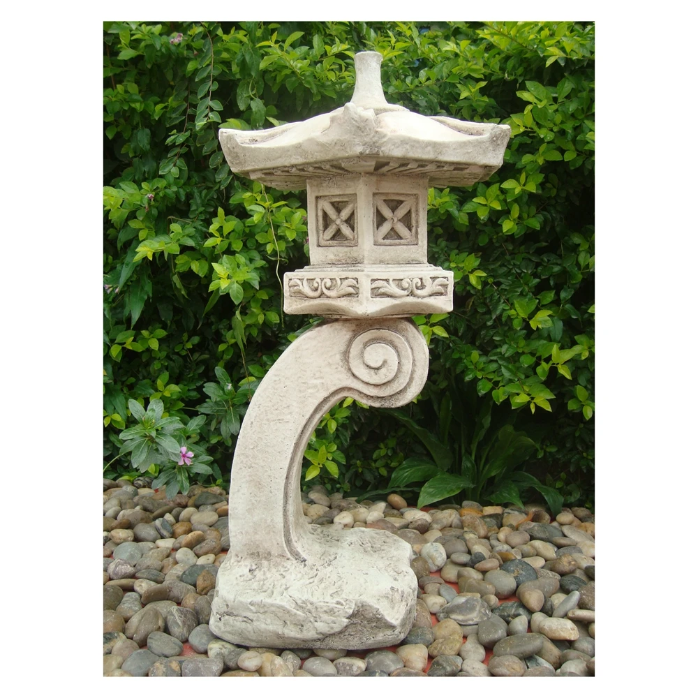 Wholesale Party Decorations Mgo culture Decorative Outdoor Garden Buddha Faces Pagoda Sculpture