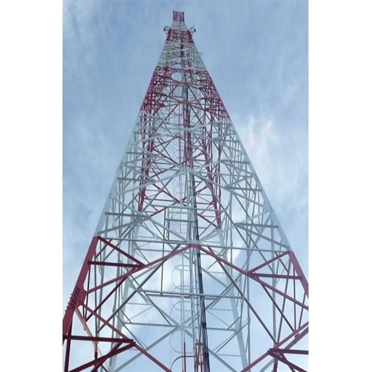 manufacture 20m 25m 30m 35m 40m 45m 50m 55m 60m 70meter three legged galvanized steel wifi self supporting antenna tower
