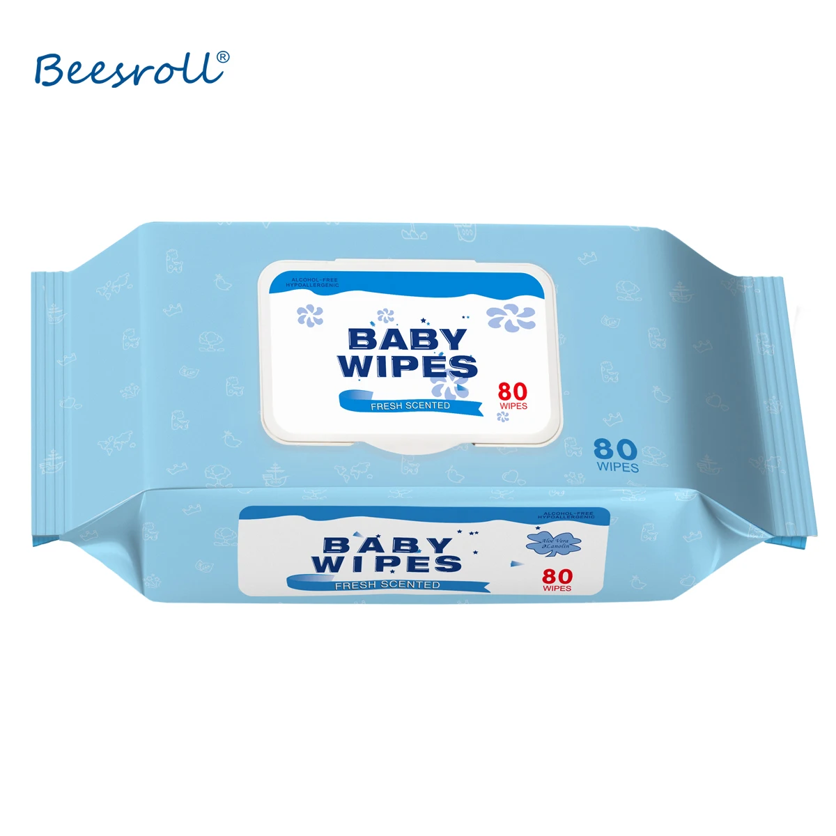 Disposable Baby Wipes Organic Babywipes Sensitive Ph Balance Wipes Baby Wet Wipes Natural Cotton