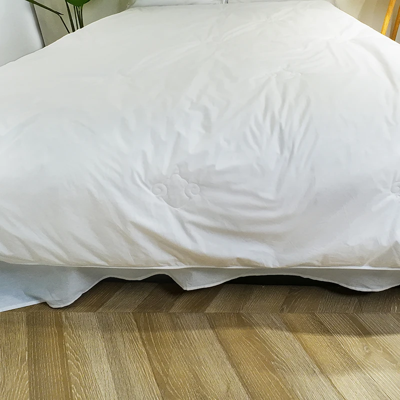 Comforter Support Customized luxury wool quilt 100% cotton cover Hypoallergenic Quilting Down Alternative Insert Quilt Duvet