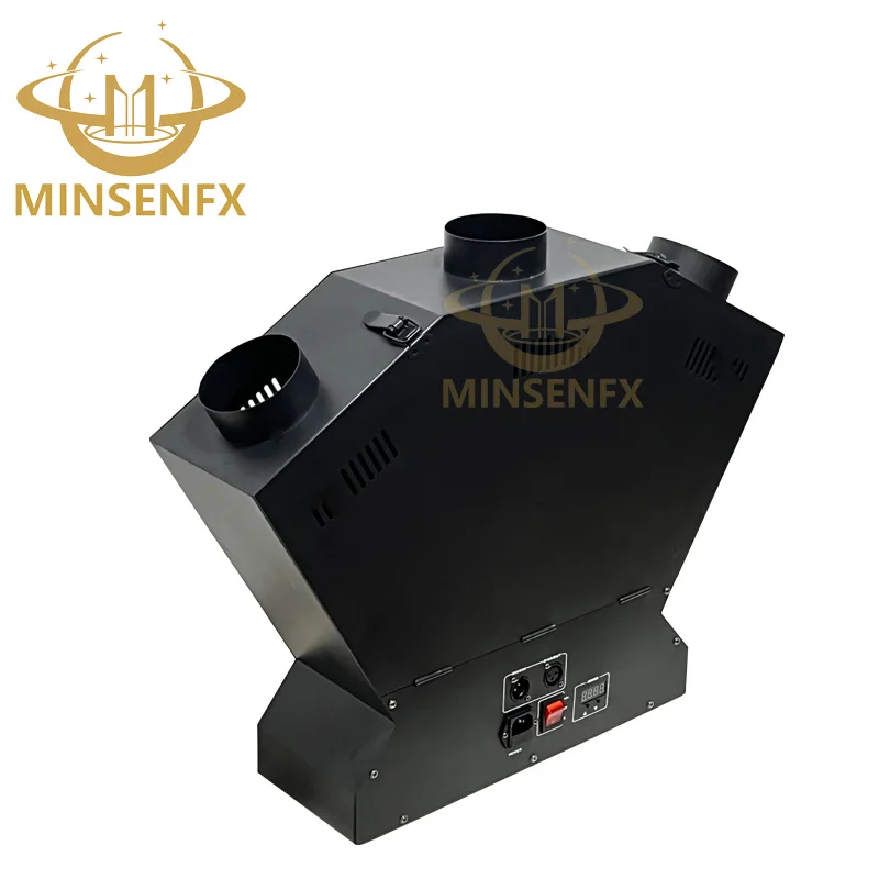MINSENFX Special effect DMX512 Three head flame machine Triple-way Firework Firing Thrower Flame Projector Fire Machine