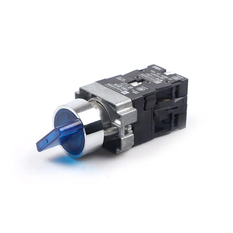 Huawu микро селектор кнопочный выключатель с точечной светодиодной 22 мм селектор кнопочный переключатель 3 позиционный кнопочный переключатель