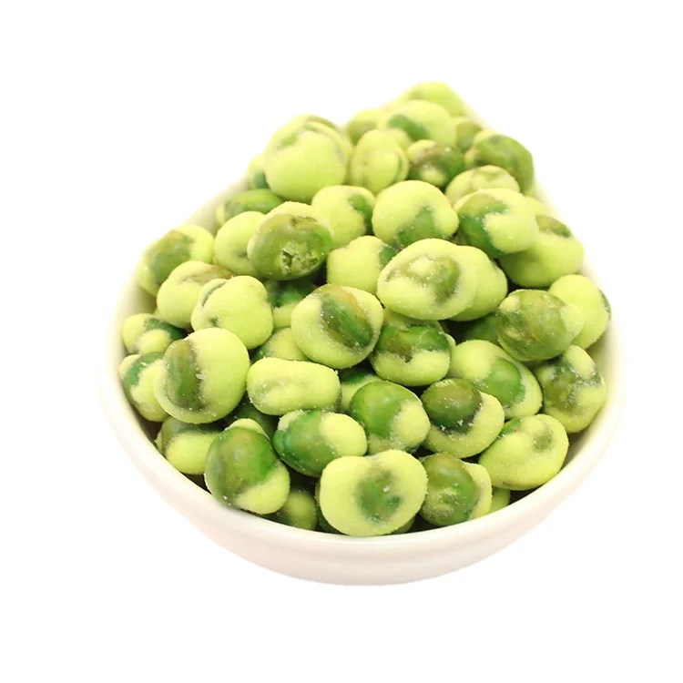 Good Tasty Chinese High Protein Daily Snack Food Healthy Yellow Wasabi Marrowfat Green Peas