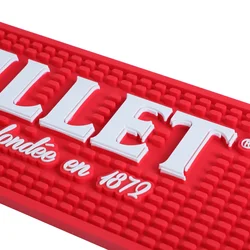 Wholesale Custom Logo Silicone Counter Bar Accessories Runner Mat