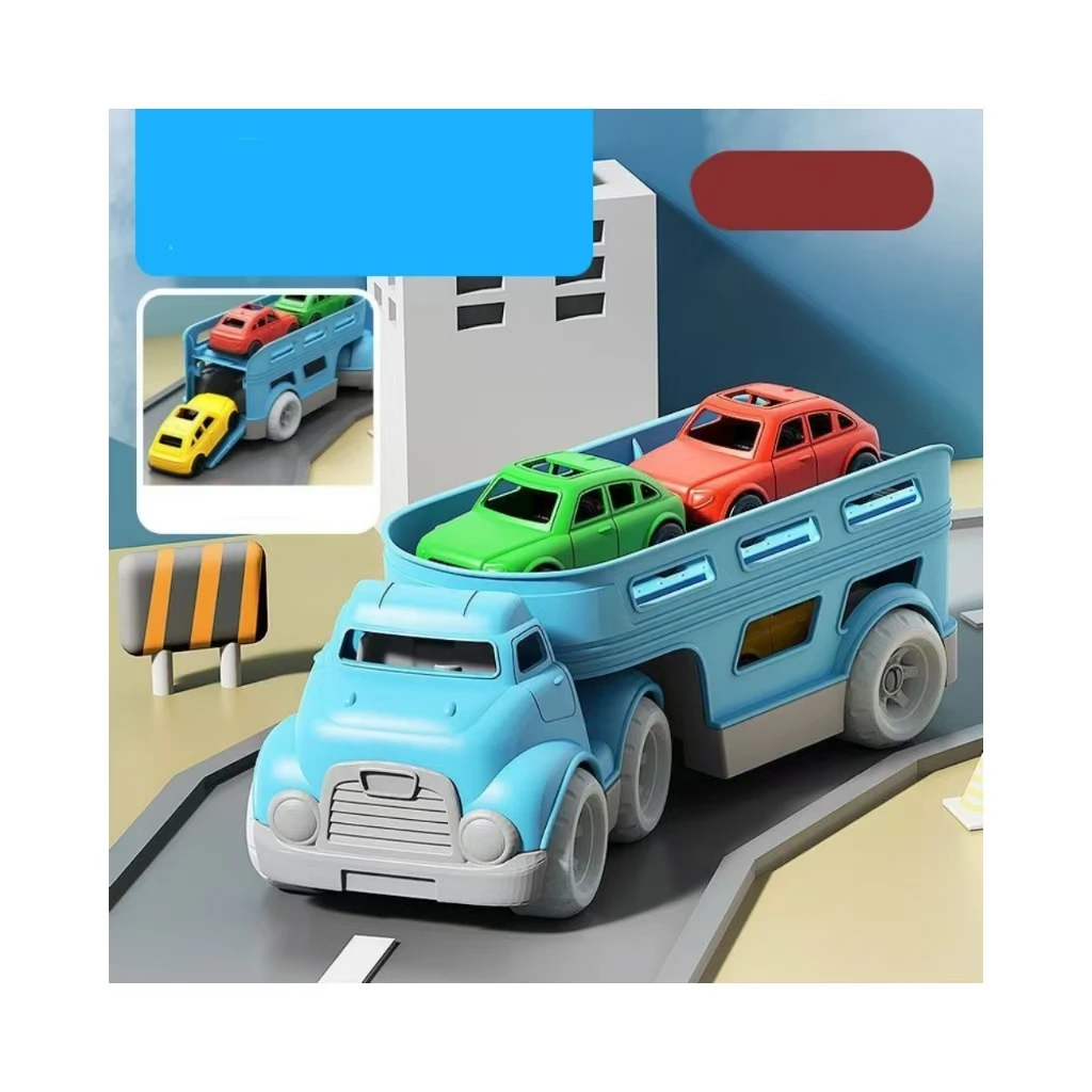 Best Seller 5 In 1 Vehicle Toy Plastic Ferry Boat Toys With Mini Cars